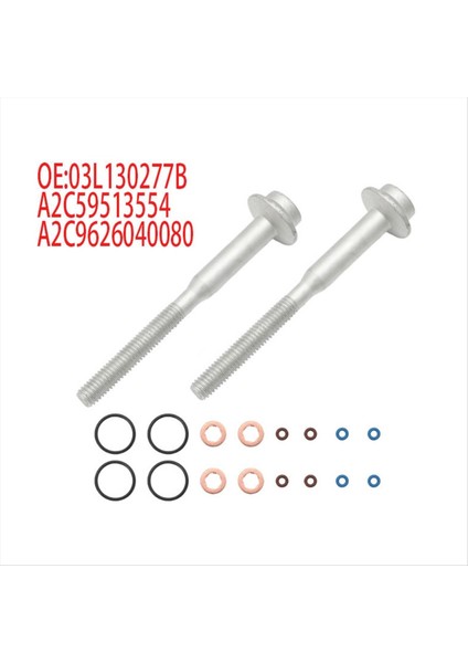 Enjektör Cıvata Yıkama Seti Enjektör Cıvatası Rondela Değiştirme Bölüm 883 670 03L130277B Audi A1 A3 8x 1 6 Tdı (Yurt Dışından) fiyatları