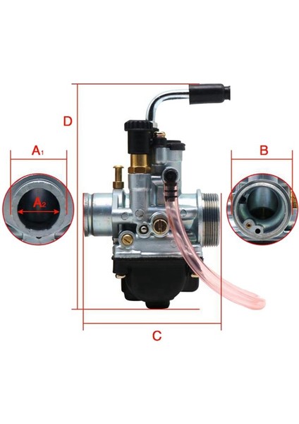 Motosiklet Karbüratör Meclisi Dellorto Phbg 21BS Yamaha Bws Zuma Bump Aprilia Mbk Aeon Beta Beeline (Yurt Dışından) modelleri