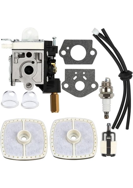 Srm 230 Yankı Düzeltici Için Uygun Hava Filtresi Ampulü ile Karbüratör SRM230 SRM231 GT230 PAS230 PPT231 Weder (Yurt Dışından)