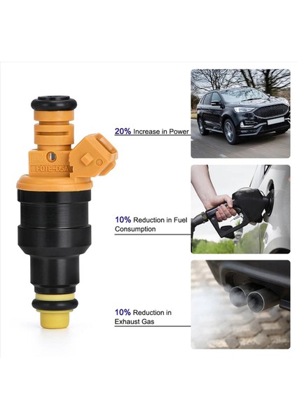 4x Akış Eşleşen 0280150943 Ford 4 6 5 0 5 4 5 8 Mustang F-150 F-250 F-350 E-150 E-250 (Yurt Dışından) fırsatları