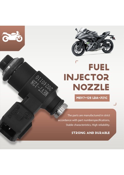 MEV7-128 Iki Delikli Motosiklet Yakıt Enjektör Nozul 200C-25CC Motosiklet Aksesuarları (Yurt Dışından) fırsatları