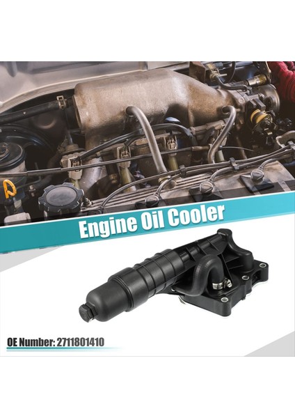 2711801410 Siyah Radyatör Şanzıman Modülü Yağ Soğutucu A2711801410 A2711801210 Mercedes-Benz E200 220 250 W271 (Yurt Dışından) fırsatları