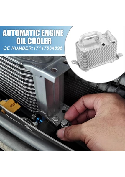Otomatik Motor Yağı Soğutucu 17117534896 17217534896 376745751 Bmw E60 525I 525XI 530I 530XI 528I Aksesuarlar (Yurt Dışından) modelleri