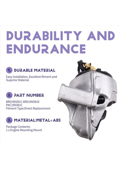 8R0199381C Araç Motor Montaj Montaj Motor Braketi Audi A4 A4 A5 Quattro Vw Koltuğu 2008-2016 8RD199381E PAC199381C (Yurt Dışından) indirimleri