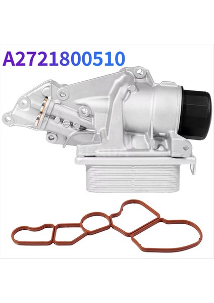 Motor Yağı Filtre Soğutucu Muhafazası A2721800510 Mercedes-Benz W220 C280 C300 C350 E350 GLK350 ML350 SLK350 M272 06-12 (Yurt Dışından) modelleri