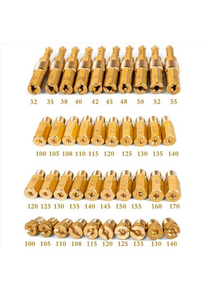 120PCS Karbüratör Ana Jet ve 40 Pcs Pwk Keıhın Oko Cvk Pwm Karbonhidratları Için Yavaş Pilot Jetler (Yurt Dışından) fırsatları
