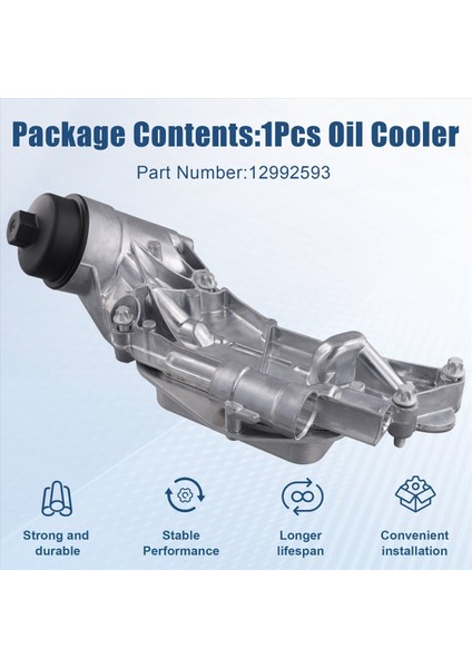 12992593 Chevrolet Aveo Cruze Için Motor Yağı Soğutucu 1 6l 1 8l Sonic Trax Pontiac G3 Orlando Opel Vauxhall Zafira Vectra (Yurt Dışından) indirimleri