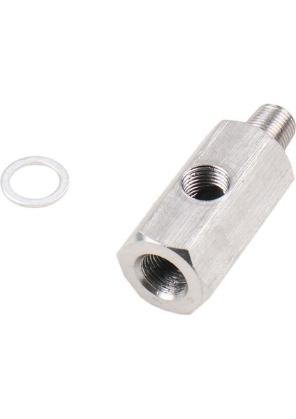 Paslanmaz Çelik Turboşarj Konnektörü 1/8 Inç Bspt Yağ Basınç Sensörü Tee - Npt Adaptör Turbo Besleme Besleme Hattı Ölçer (Yurt Dışından)