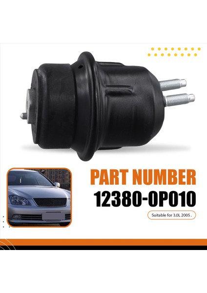 12380-0P010 Araba Motoru Ön Sol Süspansiyon Anti-Vibrasyon Anti-Vibrasyon Montajı Toyota Crowm Reiz 2005- 123800P010 (Yurt Dışından) modelleri