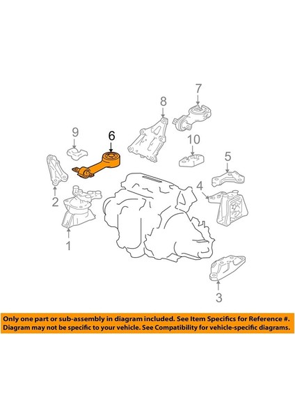 Honda Civic Için Ön Üst Motor Tork Damper 2006-2011 1 8l Motor Yan Kauçuk Montaj 50880 SNA-A82 (Yurt Dışından) fırsatları