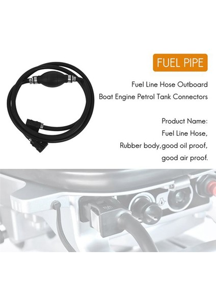 2 Adet Yakıt Hattı Hortumu Dış Tekne Motoru Yamaha Motoru Için Benzin Tank Konektörleri Kiti (Yurt Dışından) modelleri