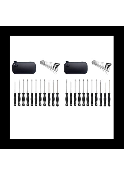 22PCS Karbüratör Ayarlama Tornavida Tool Kit Karbonhidrat Temizleme Iğneleri Fırçaları Ortak 2 Döngü Karbüratörüne Uygun (Yurt Dışından)
