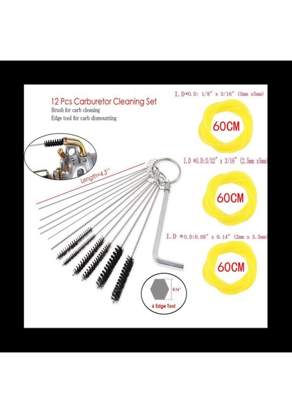 22PCS Karbüratör Ayarlama Tornavida Tool Kit Karbonhidrat Temizleme Iğneleri Fırçaları Ortak 2 Döngü Karbüratörüne Uygun (Yurt Dışından) indirimleri