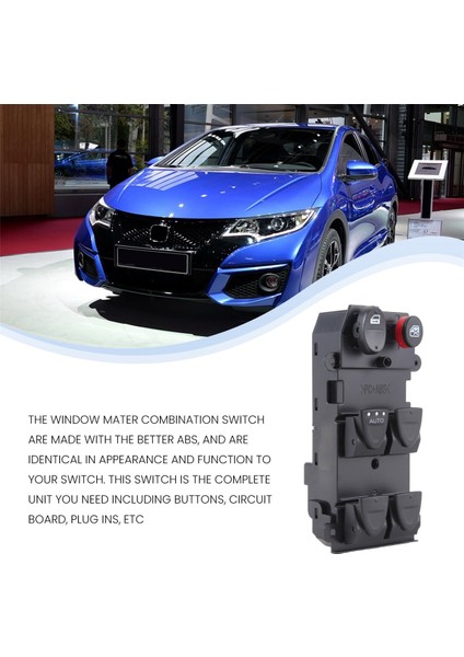 Honda Civic 1.3 1.8 2.0 2006-2011 35750-SNA-A13 35750-SNV-H51 35750-SNV-H52 Ön Sol Sürücü Tarafı Güç Kontrol Anahtarı Için Elektrikli Cam Ana Anahtarı Değiştirin (Yurt Dışından) fiyatları