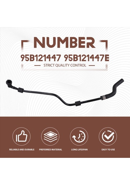 95B121447 95B121447E Motor Soğutucu Rezervuar Hortumu Porsche Macan 3 0/3 6t 2014-2018 (Yurt Dışından) fırsatları