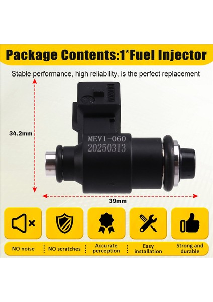 MEV1-060 Motosiklet Yakıt Enjektörü 2 Delik Motosiklet 100/125CC Motosiklet Aksesuarları Için Yakıt Nozumu (Yurt Dışından) fırsatları