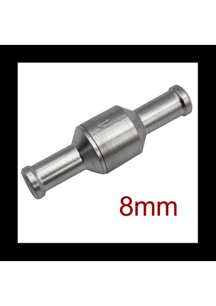 3 Pcs 8mm Çek Valf Fren Servo Booster Geri Dönüş Yok Sline Bir Yol Valf Dönüş Valfi Vakum Hortum Alüminyum Valf (Yurt Dışından) fırsatları