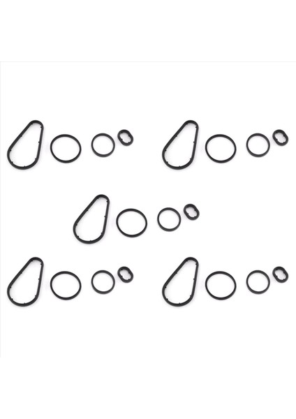 Mercedes Için 5x 2711840380 M271 W204 C180 C200 E200 Slk Yağ Filtresi Gövde Conta / Radyatör Yağı Soğutucu Conta Kitleri (Yurt Dışından)