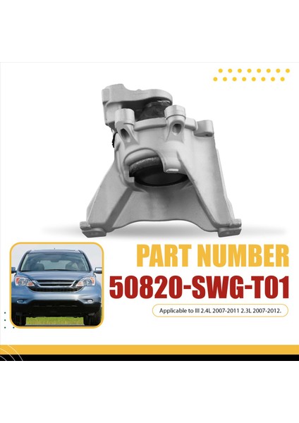 50820-SWG-T01 Araç Sağ Motor Montaj Motoru Destek Honda Cr-V Iıı Acura 2007-2012 50820SWGT01 (Yurt Dışından) indirimleri