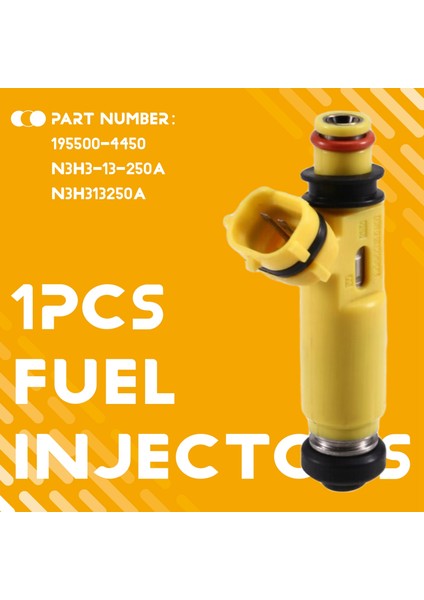Mazda Rx8 Rx7 13B Miata Sarı Yakıt Enjektörleri 195500-4450 Araç Aksesuarları Için 1pcs 450CC (Yurt Dışından) fırsatları