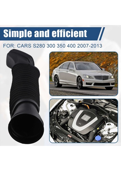 Motor Hava Hose Hose Hava Filtre Alım Hortumu Mercedes-Benz S280 300 350 400 2007-2013 A2720900982 Sol (Yurt Dışından) fırsatları