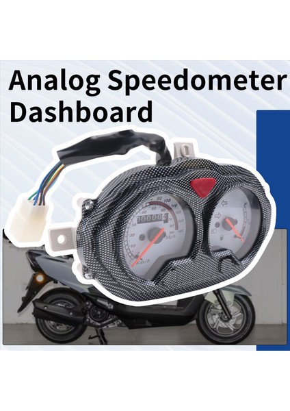 Analog Hız Göstergesi Gösterge Scooter B05 B08 Patlamış Mısır Hussar Keeway Ry8 Odak F-Act Matris Yamati Rx8 (Yurt Dışından) indirimleri