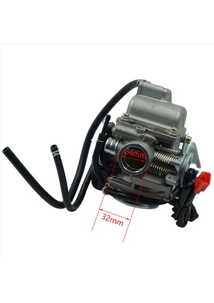 2 Pcs 24MM Gy6 Karbüratör Atv 125CC 150CC Kazuma Redcat Scooters Karts Için Uygun (Yurt Dışından) fırsatları