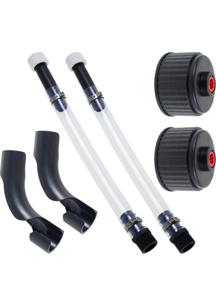 Yarış Yakıt Dolgu Hortumu Şeffaf Pvc Gaz Tankı Hortumu Evrensel Yakıtlar Hortum Bükücü Araba Yedek Sürahi Kapağı (Yurt Dışından)