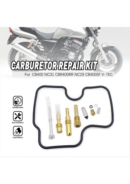 Motosiklet Karbüratör Onarım Kiti Jet Iğne Şamandıra Honda CB400 NC31 CBR400RR NC29 CB400SF V-Tec (Yurt Dışından) fiyatları