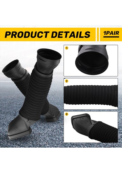 Mercedes-Benz Için Hava Emme Hortumu S280 300 350 400 2007-2013 A2720900882 A2720900982 2720903382 2720903482 (Yurt Dışından) indirimleri