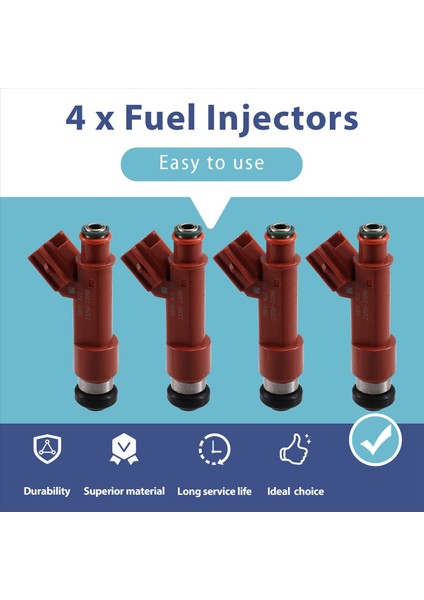 4pcs 23250-22090 23209-22090 2325022090 2320922090 Toyota Corolla Matrix Araç Aksesuarları Için Yakıt Enjektör Nozul (Yurt Dışından) indirimleri
