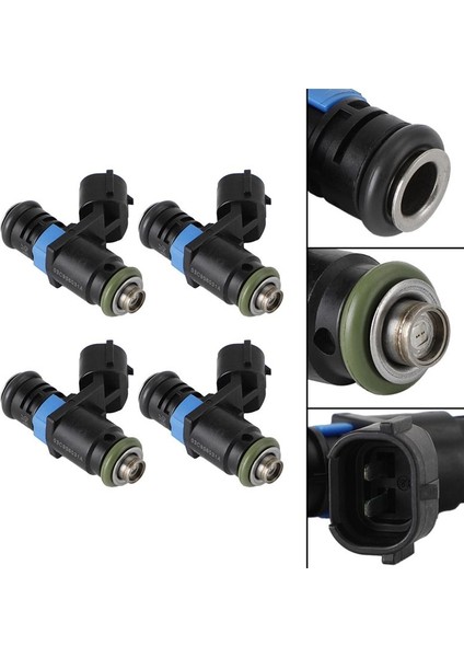 4pcs Enjektör Nozul Yakıt Enjektörleri Koltuk Ibiza Mii Skoda Citigo Fabia Iıı Yetı Volkswagen Caddy Vw Polo 04E906031F (Yurt Dışından) fırsatları