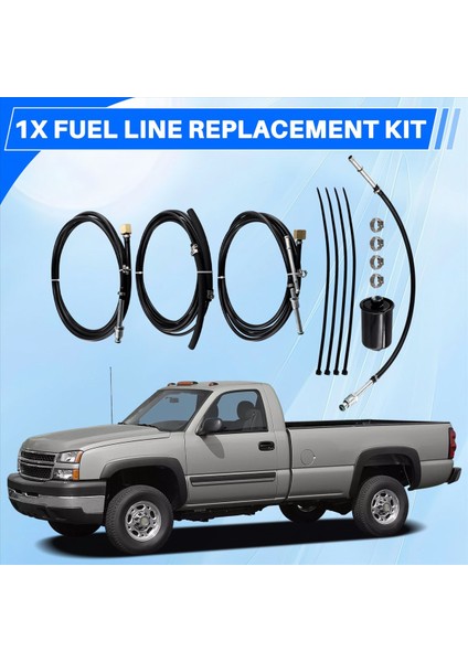 1set Chevrolet Gmc Gaz Kamyonları Için Komple Naylon Yakıt Hattı Değiştirme Kiti 1988-1997 (Yurt Dışından) indirimleri