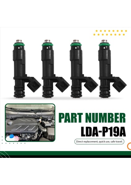 4pcs Yakıt Enjektör Nozulları Bei Qi Changan Için LDA-P19A 1 5 Yakıt Enjeksiyonu (Yurt Dışından) indirimleri
