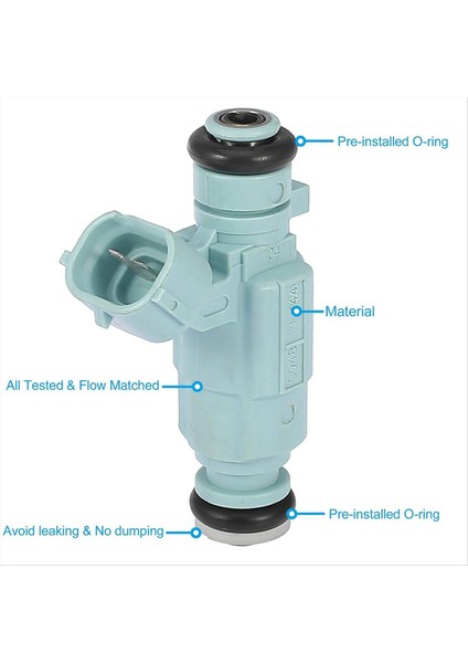 4pcs Araba Yakıt Enjektör Nozul 35310-23800 3531023800 Hyundai Elantra Kia Soul Spectra 2 0l I4 (Yurt Dışından) indirimleri