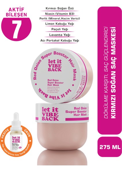 Kırmızı Soğan Özlü Saç Peeling Maske – 275 ml | Yıpranmış Saç Derisi ve Saçlara Yönelik Yoğun Bakım