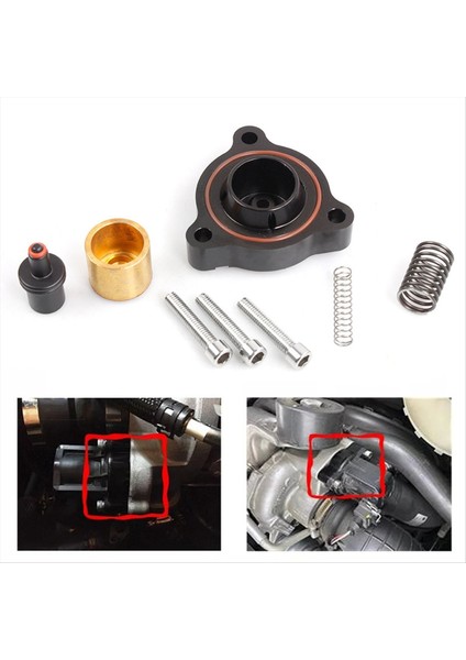 T9356 Araç Darbe Diriver Valf Kiti Turboşarj Valfı Adaptör Conta Bmw 114I 116I 118I F20 F20 F20 F21 Dart 2012+ (Yurt Dışından) modelleri