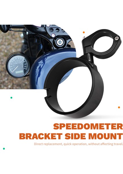 Harley Sportster Xl 883 1200 1995-2015 Için Motosiklet Hız Göstergesi Braketi Yan Montajlı Hız Göstergesi Halkası Yer Değiştirme Kelepçesi (Yurt Dışından) fırsatları