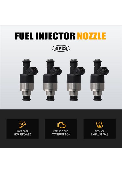 4pcs 17122106 Chevrolet S10 Cavalier Sonoma Pontiac Sunfire Için Yeni Yakıt Enjektör Nozul (Yurt Dışından) modelleri