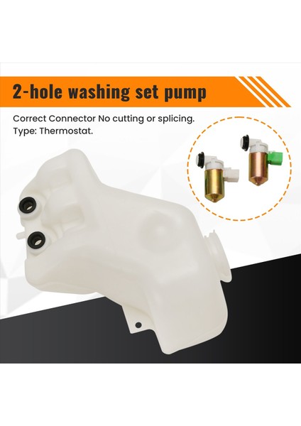 Ön Cam Silecek Yıkama Şişesi 2 Delikli Pompa Tankı Jar Kiti Nissan Patrol Gq Maverick 1988-1997 (Yurt Dışından) indirimleri