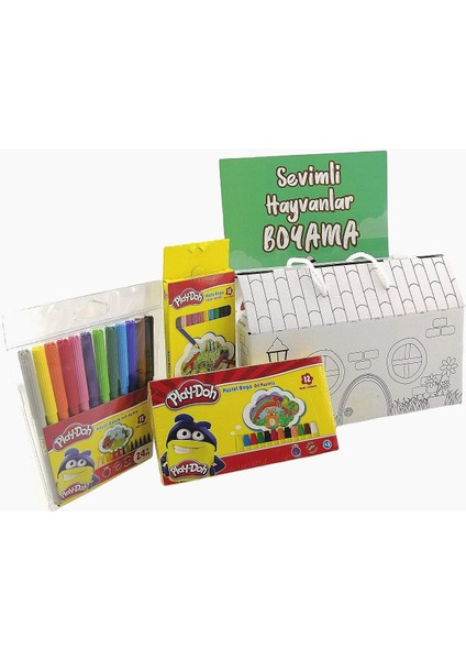 Boyama Evi Seti 52 Parça