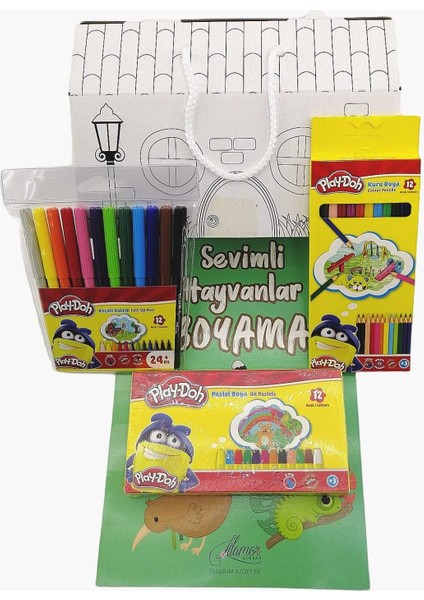 Boyama Evi Seti 52 Parça