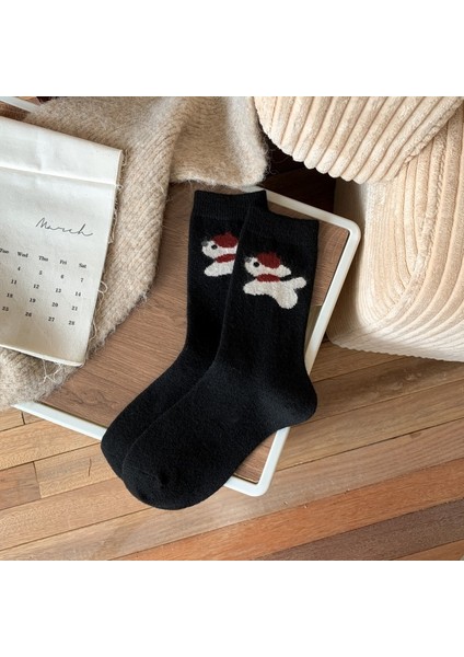 Isıtmalı Orta Boy Pileli Çorap (Yurt Dışından)