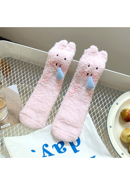 Ev Zemini Çorabı, Kızlar Için Sevimli (Yurt Dışından)