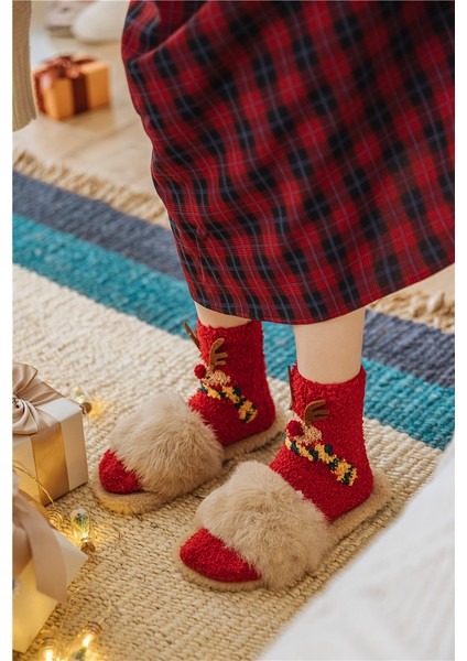 Karikatür Yarım Kadife Zemin Çorabı (Yurt Dışından) modelleri