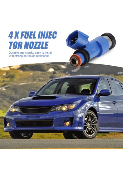 4pcs 16611-AA720 565CC Subaru Wrx Için Yeni Yakıt Enjektör Nozul (Yurt Dışından) fırsatları