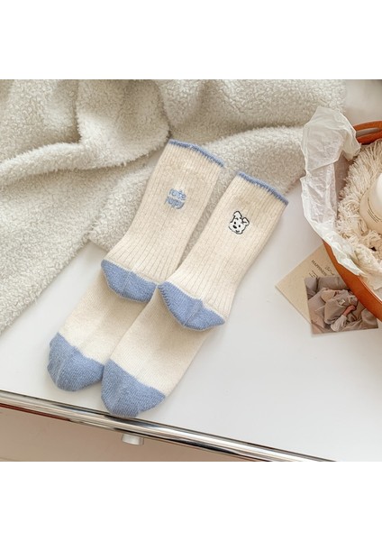 Isıtmalı Orta Boy Pileli Çorap (Yurt Dışından)