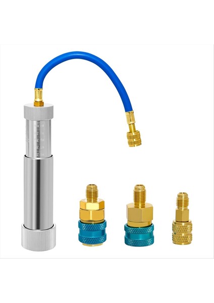 Ac Yağı Boya Enjektör Geri Akışı R134A ve R1234YF Düşük Yan Hızlı Bağlayıcı ile Kiti Önleyin R410A Mini Split Adaptör (Yurt Dışından)