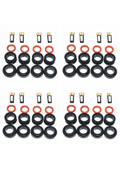 4x Enjektör Onarım Kiti Yakıt Enjektör Contası O-Ring Kiti Contalar Subaru Için Filtreler Wrx Stı Legacy Gt 195500-3910 16611-AA510 (Yurt Dışından)
