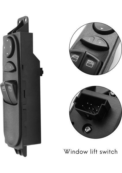 Mercedes Benz W639 Vito 2003-2015 Araç Elektrikli Cam Kontrol Anahtarı Ön Sürücü Tarafı Regülatör Düğmesi A6395450913 (Yurt Dışından) modelleri